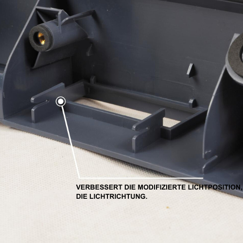 VW T5, T5.1, Kentekenplaat achter schuurdeur – Reflex Zilver