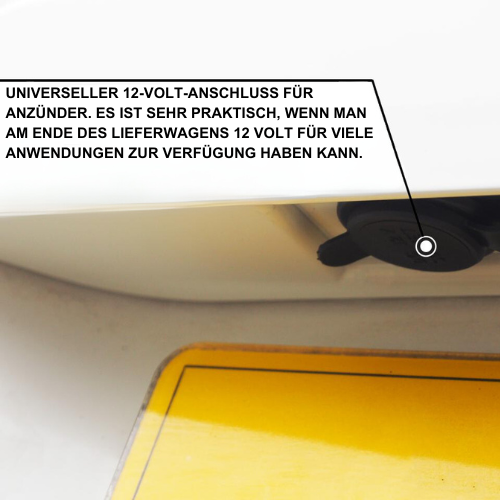 Unidad de Placa de Matrícula Trasera para Puertas de Granero VW T5, T5.1 - Negro Profundo