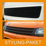 VW T5.1 Transporter Van Front Styling Matte Pakket (2 stuks)