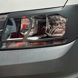 New Crafter Headlight Guards - Hammerite Ultimate Matte Black