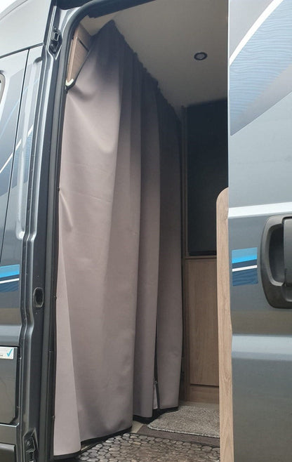 New for Citroën Relay Motorhome, Campervan, Maxi-Cab Divider Premium Curtain With Rail