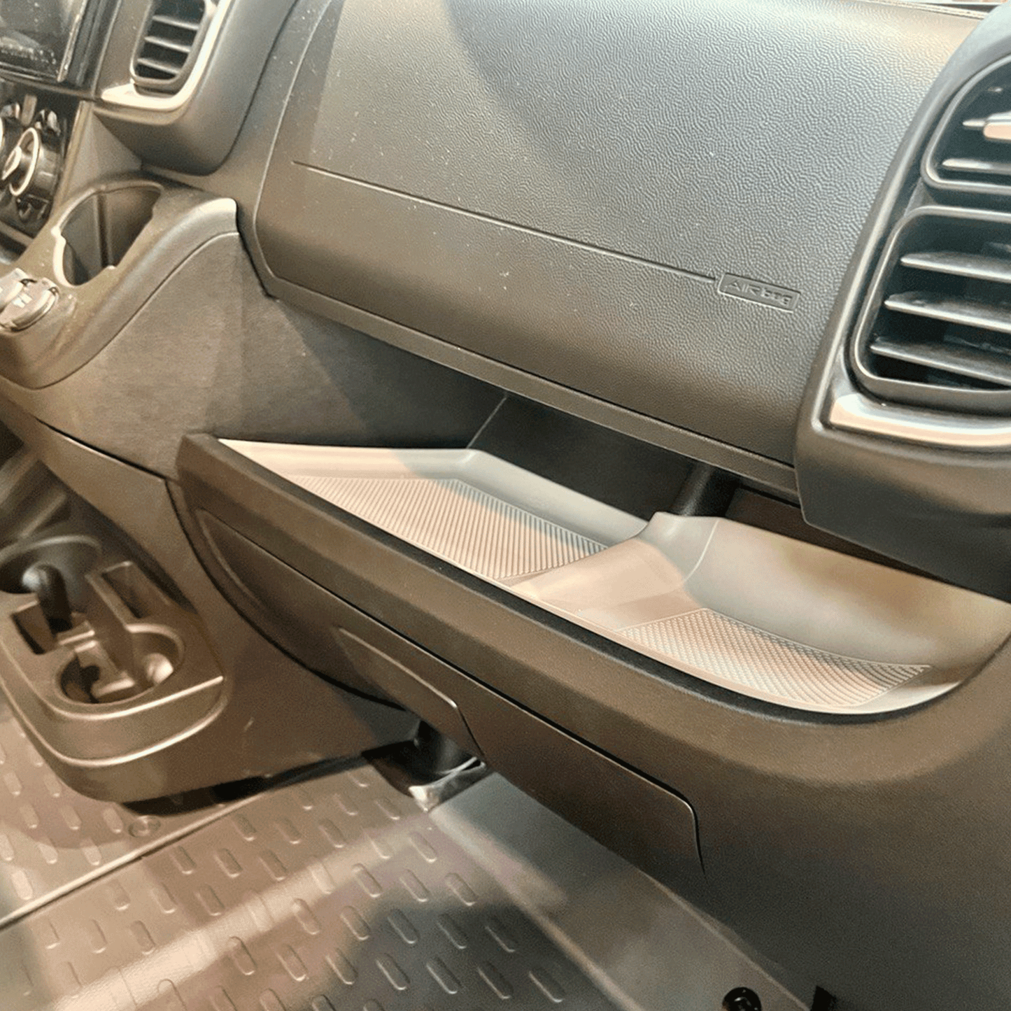 Opel Movano Lower New Dashboard Rubber Insert/Mat Light Grey LHD