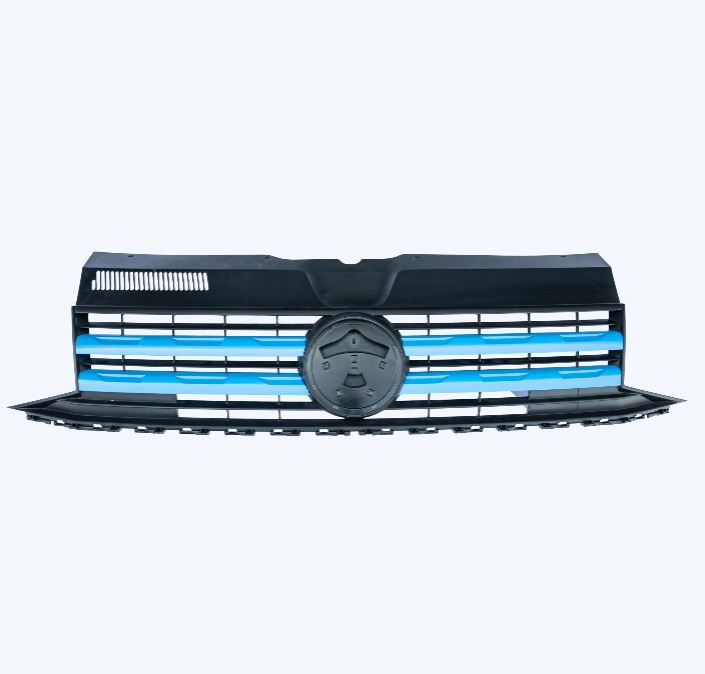 VW Transporter T6 R-Line Front Grille Trims - Gloss Black