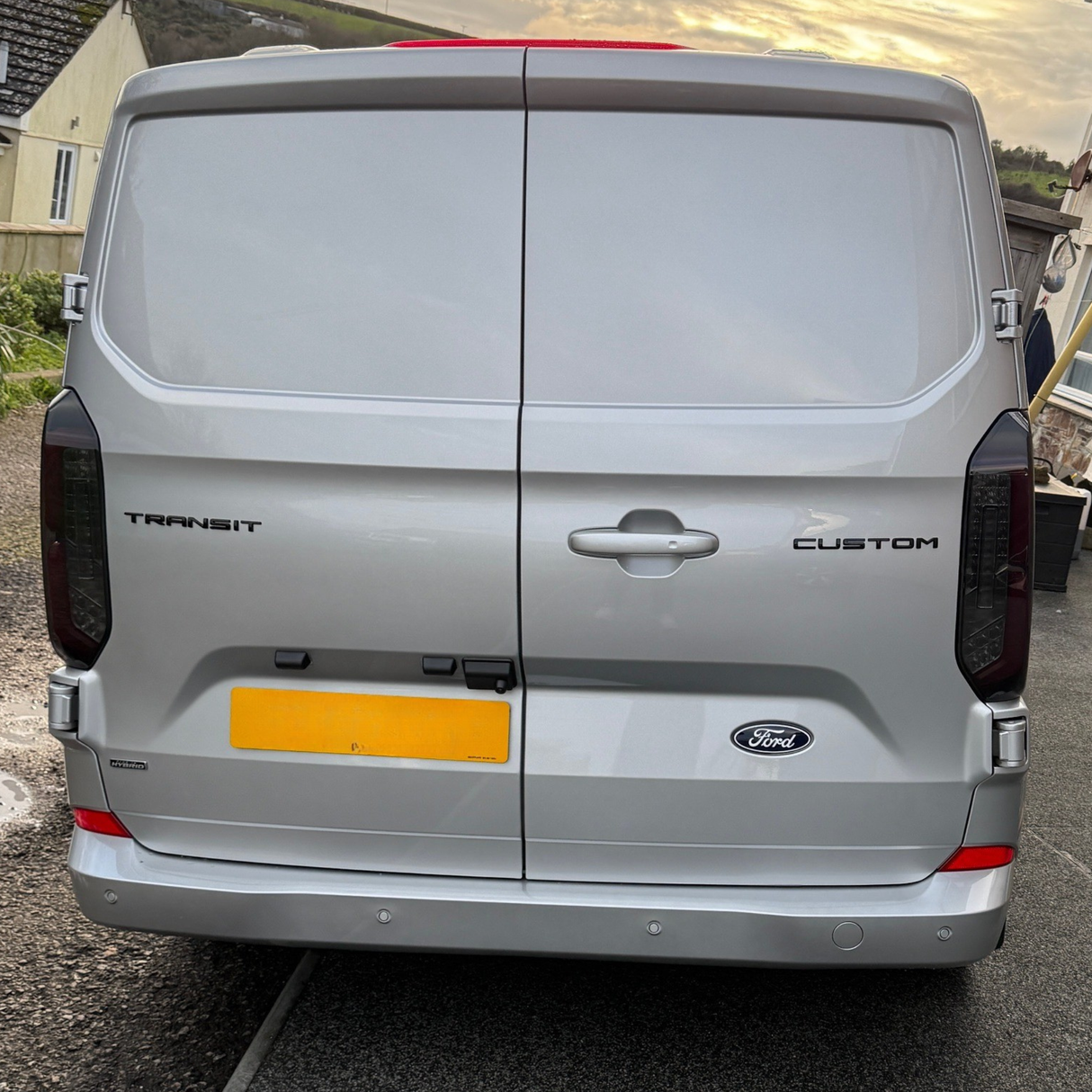 Voor de nieuwe Transit Custom 2024–2026 Van-X Full LED achterlichten Achterlichten – Upgrade van gerookte lenzen