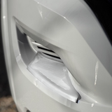 Para Fiat Ducato Protectores de placa de pie de parachoques delantero - Blanco, juego de 2 | Furgoneta-X