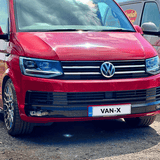 For VW T6 Highline Front Bumper XL Grille | Gloss Black ABS Upgrade | Van-X