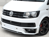 Finiture della griglia anteriore VW Transporter T6 (4 pezzi) - nero opaco