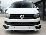 Finiture della griglia anteriore VW Transporter T6 (4 pezzi) - nero opaco