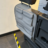 Nuovo Crafter Single/Captains Seat Organizer per sedile posteriore in similpelle - Grigio scuro