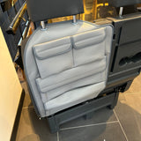 Nuovo Crafter Single/Captains Seat Organizer per sedile posteriore in similpelle - Grigio scuro