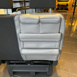 Nieuwe Crafter Single/Captains Seat Kunstleren Achterbank Organizer Opbergruimte - Donkergrijs