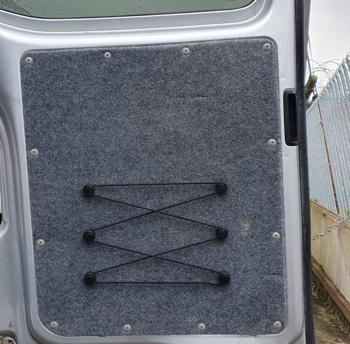 VW T6, Double X Opbergnet voor Campervan Conversie