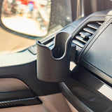 Para acabados de ventilación de aire del VW T6 con portavasos - Conjunto lateral izquierdo y derecho – accesorios interiores | Van-X