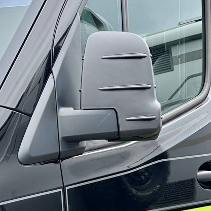 Mercedes Sprinter Nieuwe Vorm Spiegelkappen - Zonder Richtingsaanwijzer (Set van 2) - Hammerite