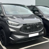 Per la nuova Transit Custom 2024 Griglia Anteriore con Luci LED Integrate - Nero Lucido | Van-X