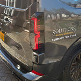 Pour les nouveaux Feux arrière à LED complets Van-X 2024–2026 – Mise à niveau des lentilles fumées