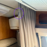 Para kit de cortina divisoria de cabina de autocaravana 188cm Drop – Cortina de privacidad para autocaravanas | Van-X
