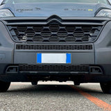 Per Fiat Ducato / RAM ProMaster Bundle Grille a nido d'ape anteriore 2 pezzi - Nero opaco | Van-X