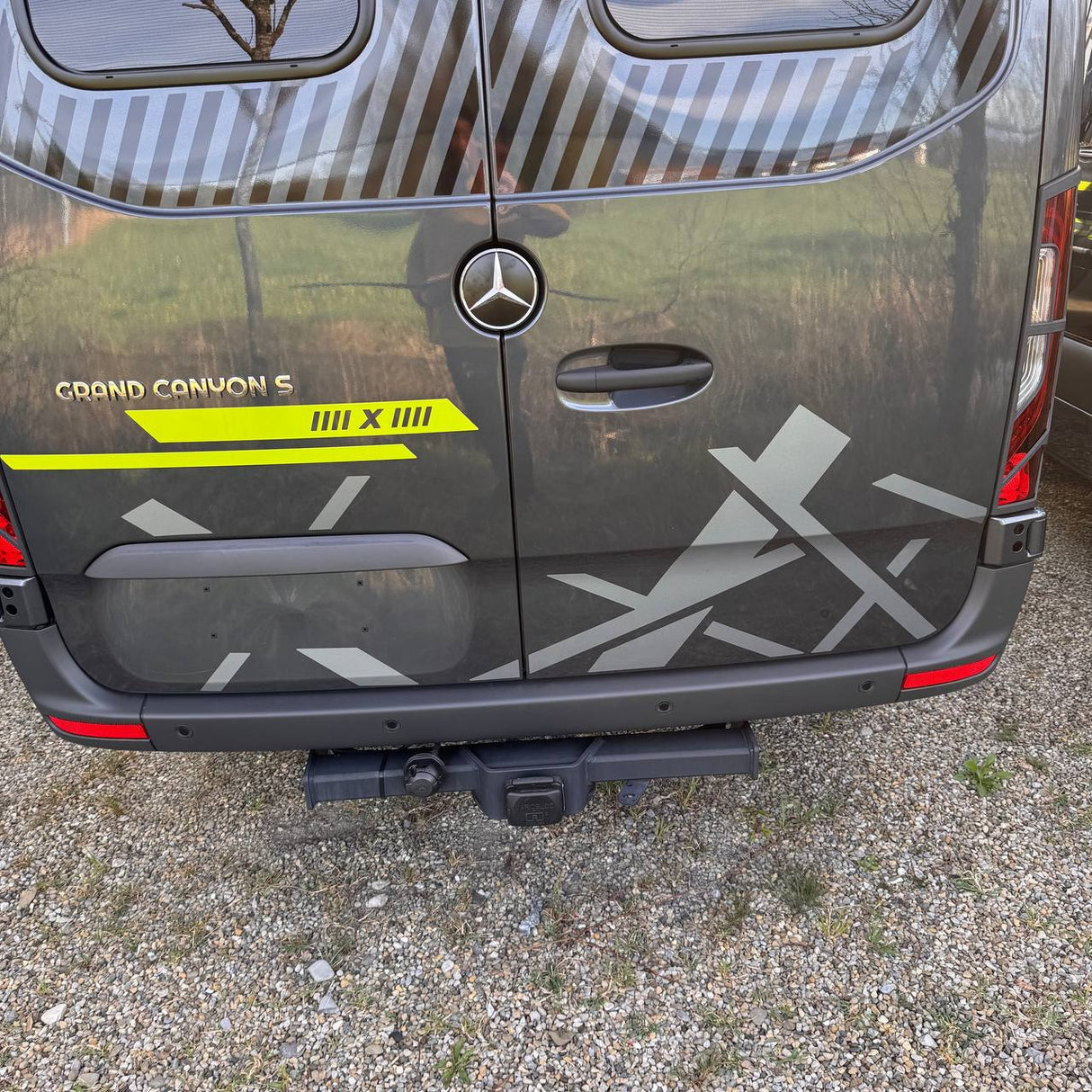 Pour Mercedes-Benz Sprinter 907 Protection de pare-chocs arrière | Pare-chocs pour fourgon robuste – Van-X