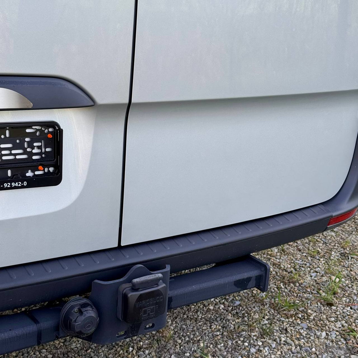 Pour Mercedes-Benz Sprinter 907 Protection de pare-chocs arrière | Pare-chocs pour fourgon robuste – Van-X