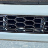 Pare-chocs de Vauxhall Movano en nid d'abeille sans capteurs de stationnement - Noir brillant
