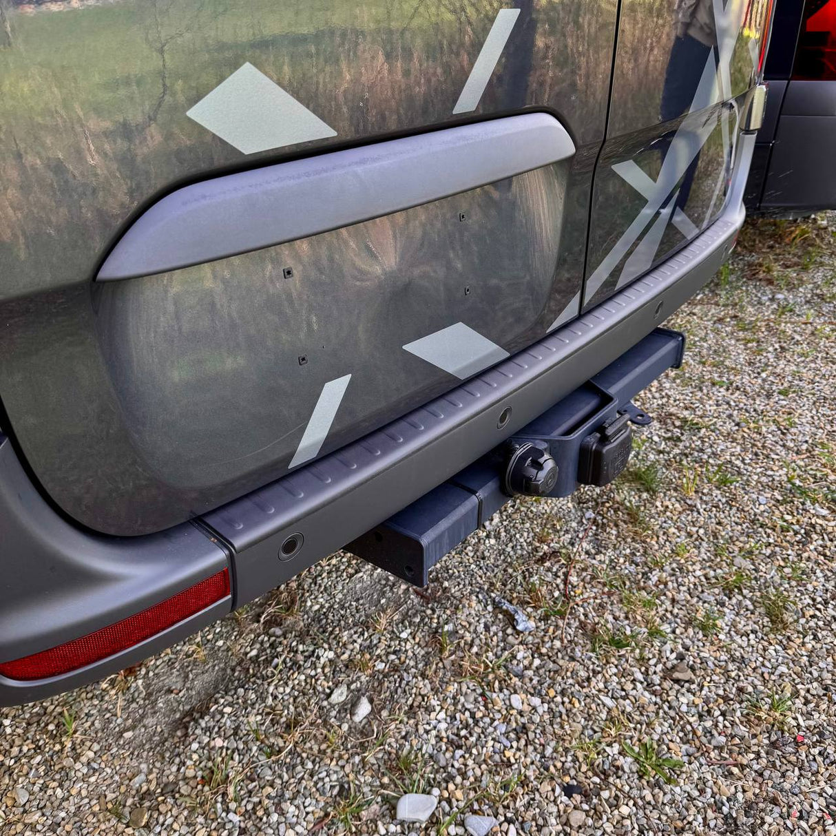Pour Mercedes-Benz Sprinter 907 Protection de pare-chocs arrière | Pare-chocs pour fourgon robuste – Van-X