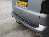 For VW T6 Barndoor ONLY Rear Bumper Protector Carbon Fibre Film