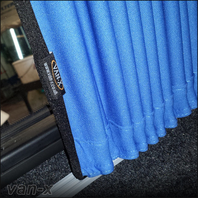 Renault Trafic Premium Gordijnen - Zwart/Blauw - MAAK JE EIGEN BUNDEL! Van-X