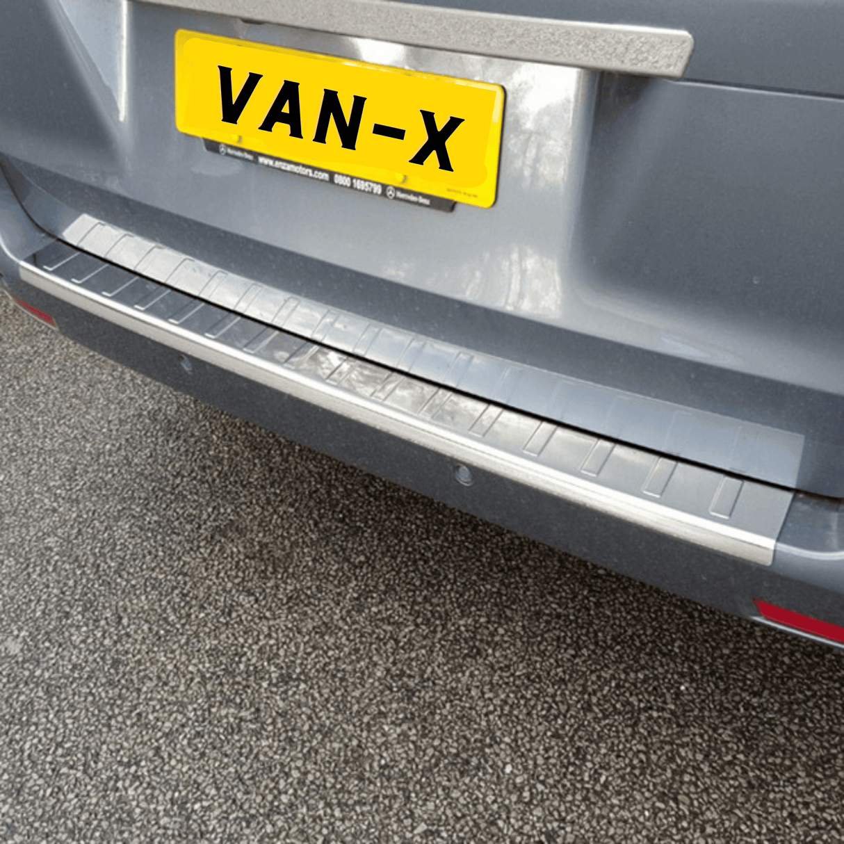 Protector de Paragolpes Trasero de Acero Inoxidable para Mercedes Vito 2015+