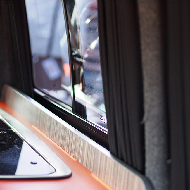 Cortinas de Ventana Premium para Renault Trafic - Negro/Negro - ¡CREE SU PROPIO PAQUETE! Van-X