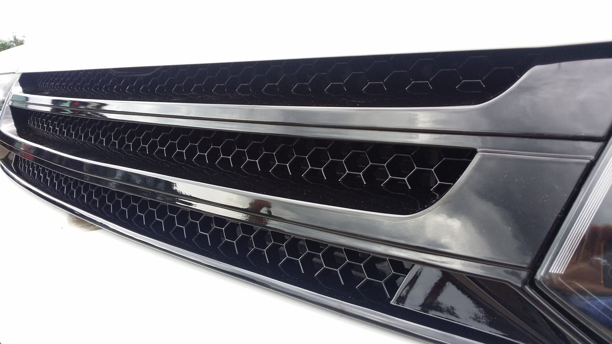 Paquete de Estilo Delantero en Negro Brillante para Volkswagen T5.1 Transporter (2 piezas)