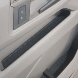 Inserciones de bolsillo de revestimiento de puerta de goma negra para VW Crafter de nueva forma