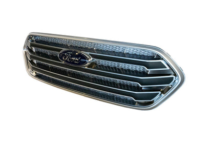Ford Transit Custom Griglia anteriore stile OEM nuova forma (base cromata opaca)