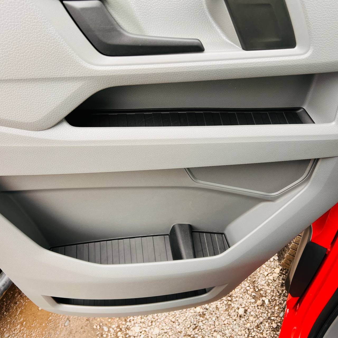 VW Crafter Nieuwe vorm rubberen deurbekleding, inzetstukken zwart
