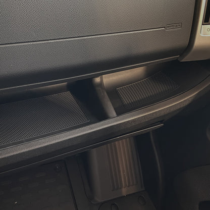 Fiat Ducato onderste dashboard rubberen inzetstukken/matten zwart LHD