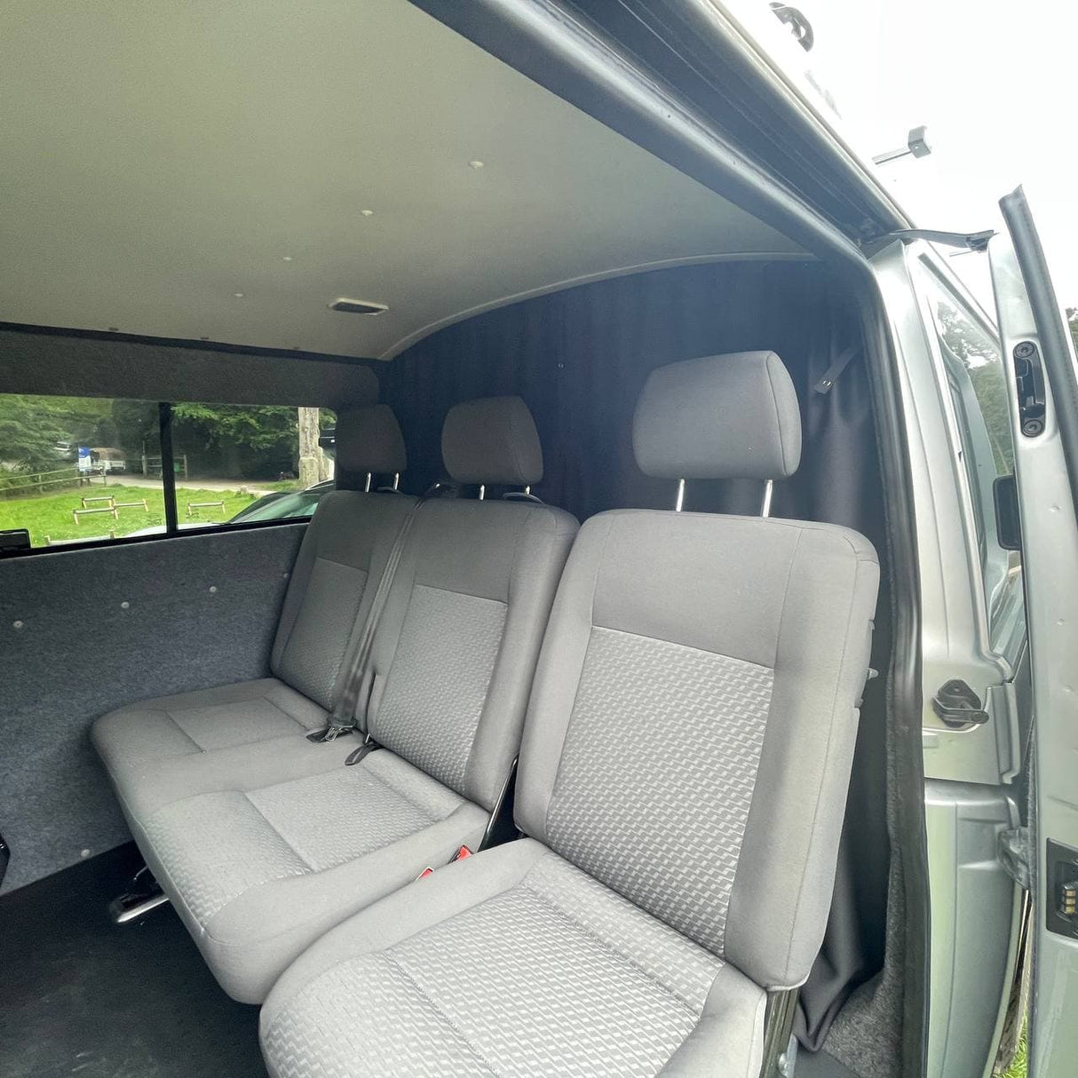 Per VW T5, T5.1 Transporter tenda divisoria per sedili posteriori