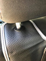 Organizador de asiento trasero de cuero sintético para asiento doble de VW T6, T6.1 Transporter