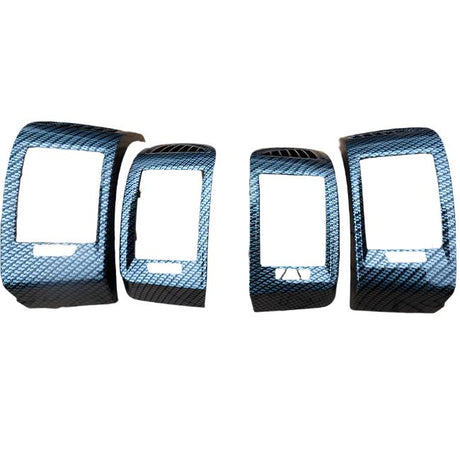 Dashboard Air Vent (Silver Carbon) For Fiat Ducato, Peugeot Boxer, Citroen Relay