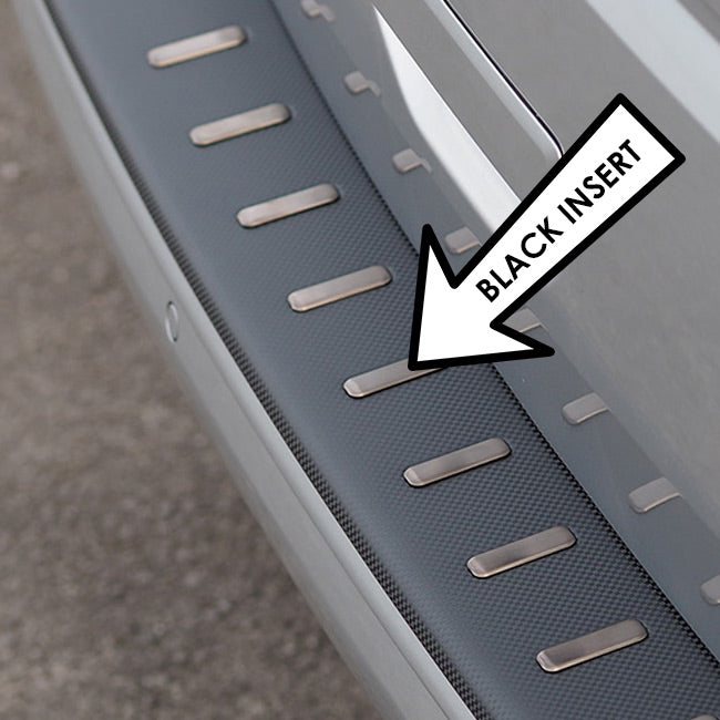 Protezione per paraurti posteriore per VW T6 (solo portellone posteriore) Pellicola in fibra di carbonio