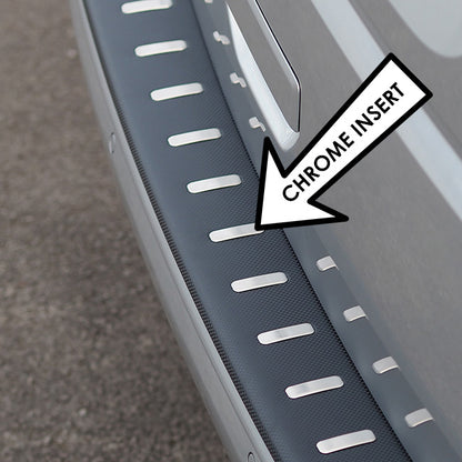 Protezione per paraurti posteriore per VW T5 e T5.1, pellicola in fibra di carbonio (regalo ideale)
