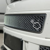 Parachoques Delantero de Malla de Panal VW T5.1 (Cromo Mate)