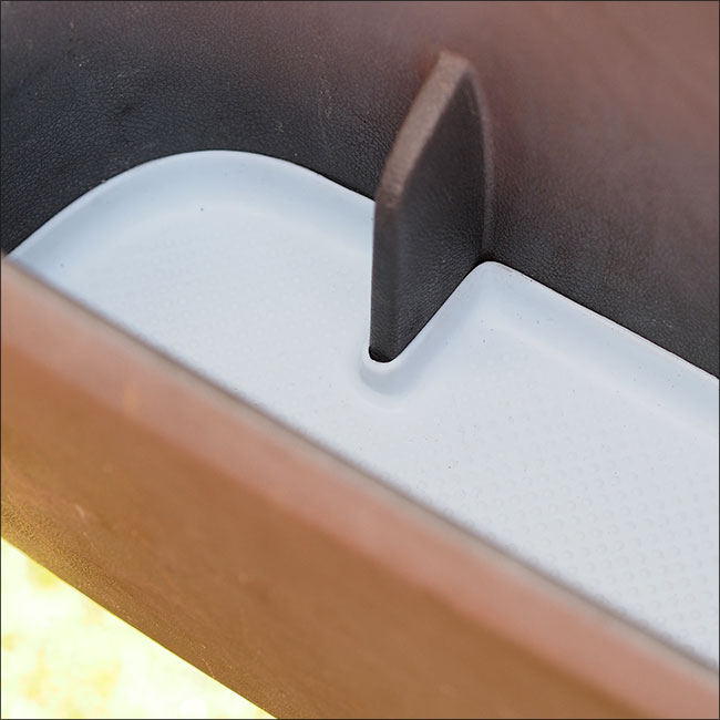 VW T5, T5.1 Inserti tasche porta, gomma, rivestimento porta (bianco) Entrambi i sedili Capitano *IN VENDITA* Stile interno 
