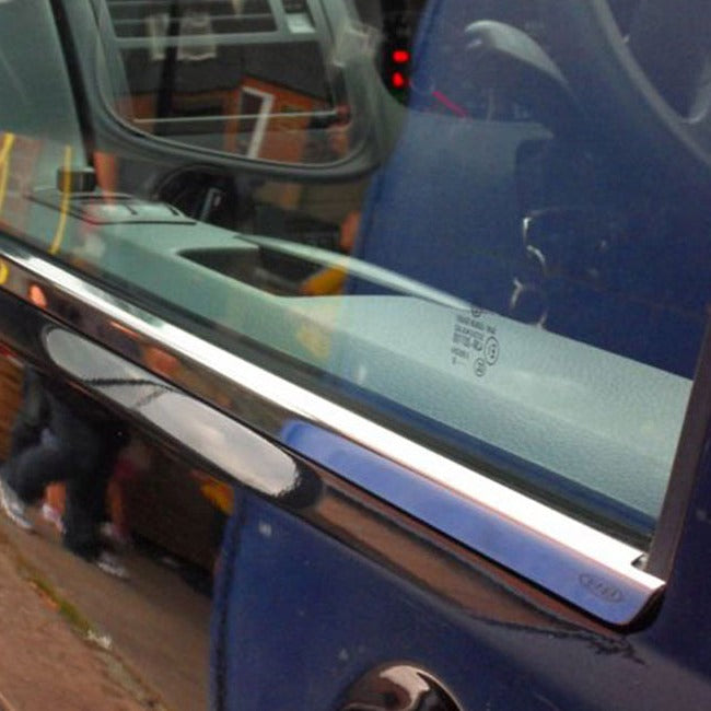 Window Sill Covers for VW T6 Transporter Range Stainless Steel -0