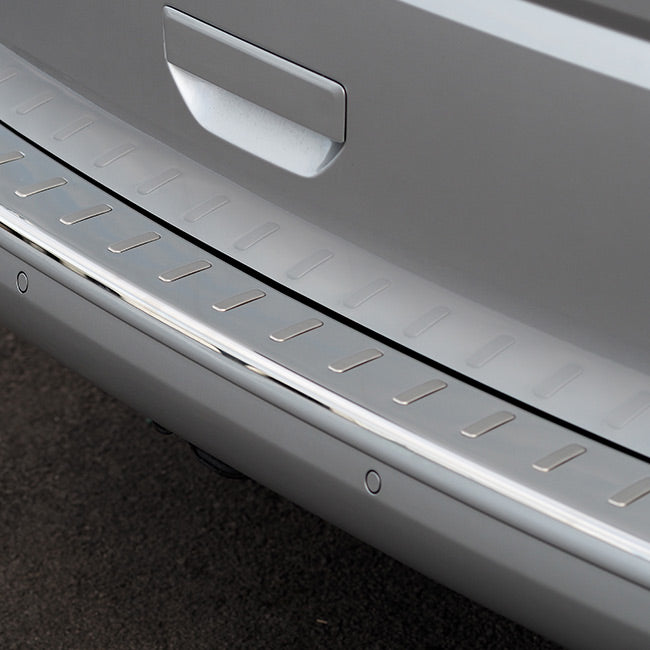 Stoßstangen Protector, hinten, Edelstahl, Version für Heckklappe, VW T6, Van-X