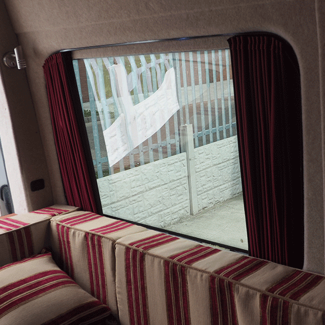 VW Crafter Premium 2 x Side Window Curtains Van-X