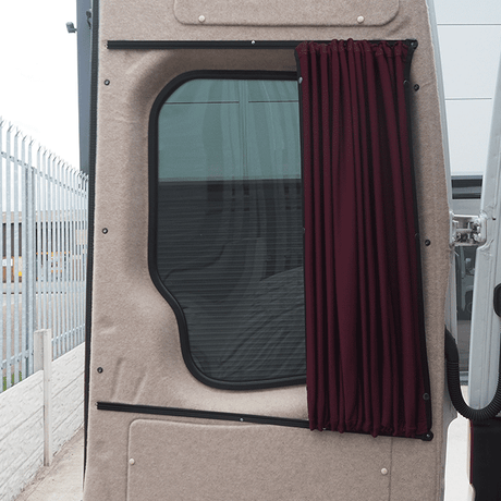 Mercedes Sprinter Premium 2 x Side Window, 1 x Barndoor Curtain Van-X