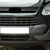 Ford Transit Custom grille-afwerking matzwarte frontstyling (7 stuks) 2012 - 2018 MK1