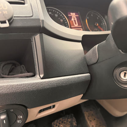 VW Transporter T6 Lower Dash Styling Trims Comfort Dash Matte Black Painted and Ready to Fit (Set of 6)